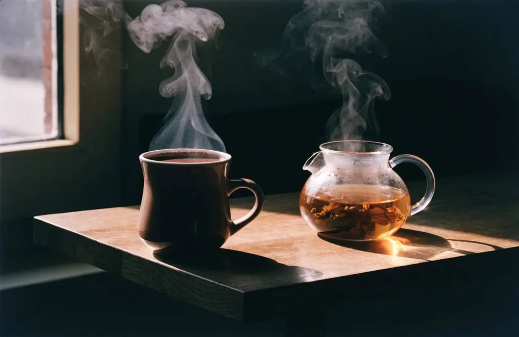 Chocolate a la taza e infusión
